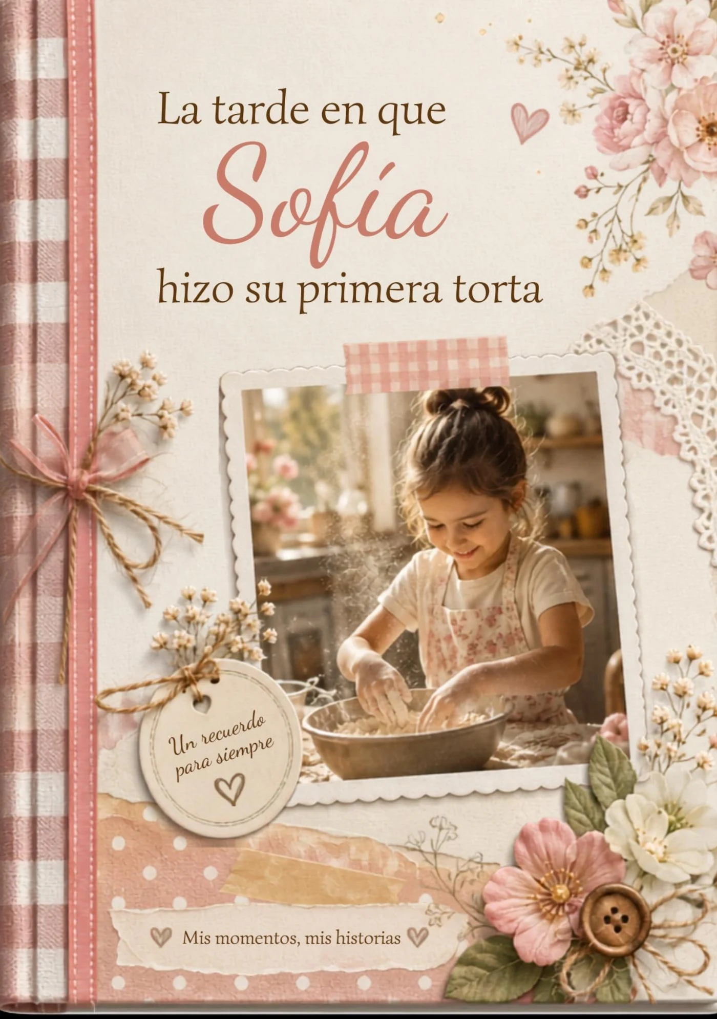 Tapa del libro: La tarde en que Sofía hizo su primera torta.
